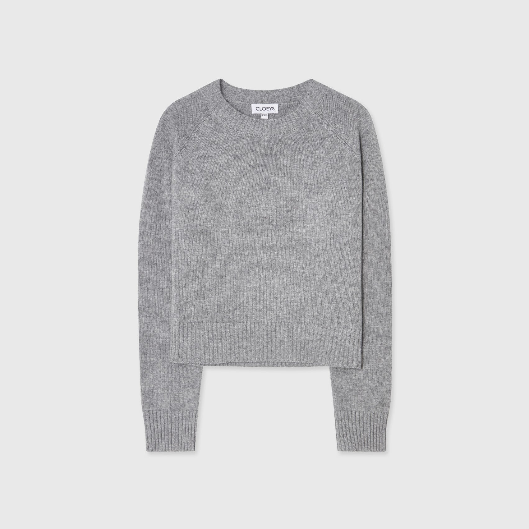 City-Pullover – London Intarsia Grau